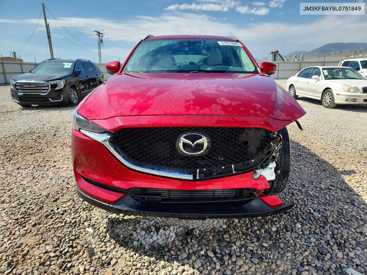 2020 Mazda Cx-5 Grand Touring Reserve VIN: JM3KFBAY8L0751849 Lot: 61913086