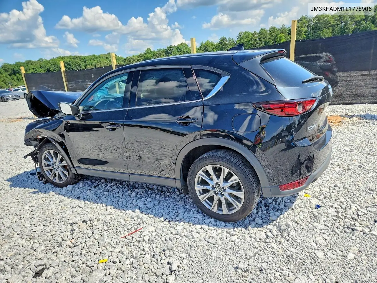 2020 Mazda Cx-5 Grand Touring VIN: JM3KFADM1L1778906 Lot: 61922416