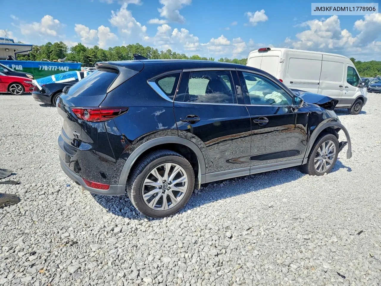 2020 Mazda Cx-5 Grand Touring VIN: JM3KFADM1L1778906 Lot: 61922416