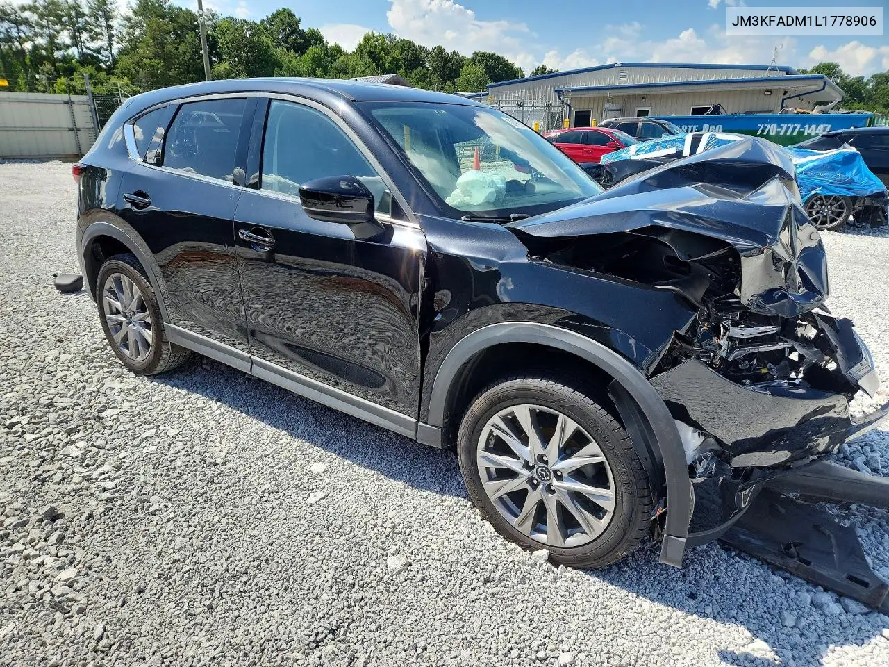 2020 Mazda Cx-5 Grand Touring VIN: JM3KFADM1L1778906 Lot: 61922416