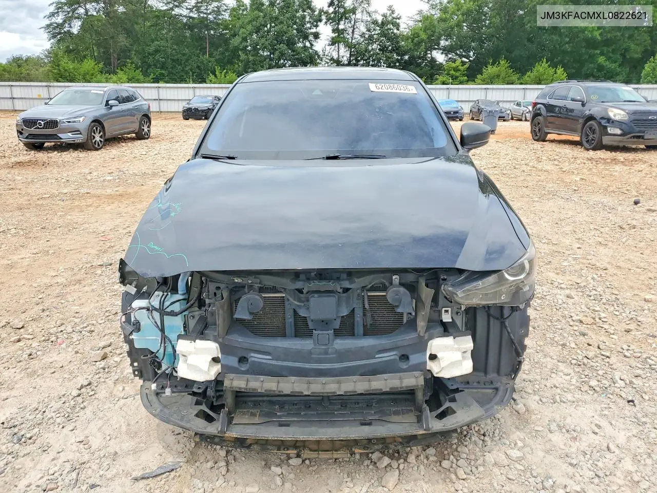 2020 Mazda Cx-5 Touring VIN: JM3KFACMXL0822621 Lot: 62086036