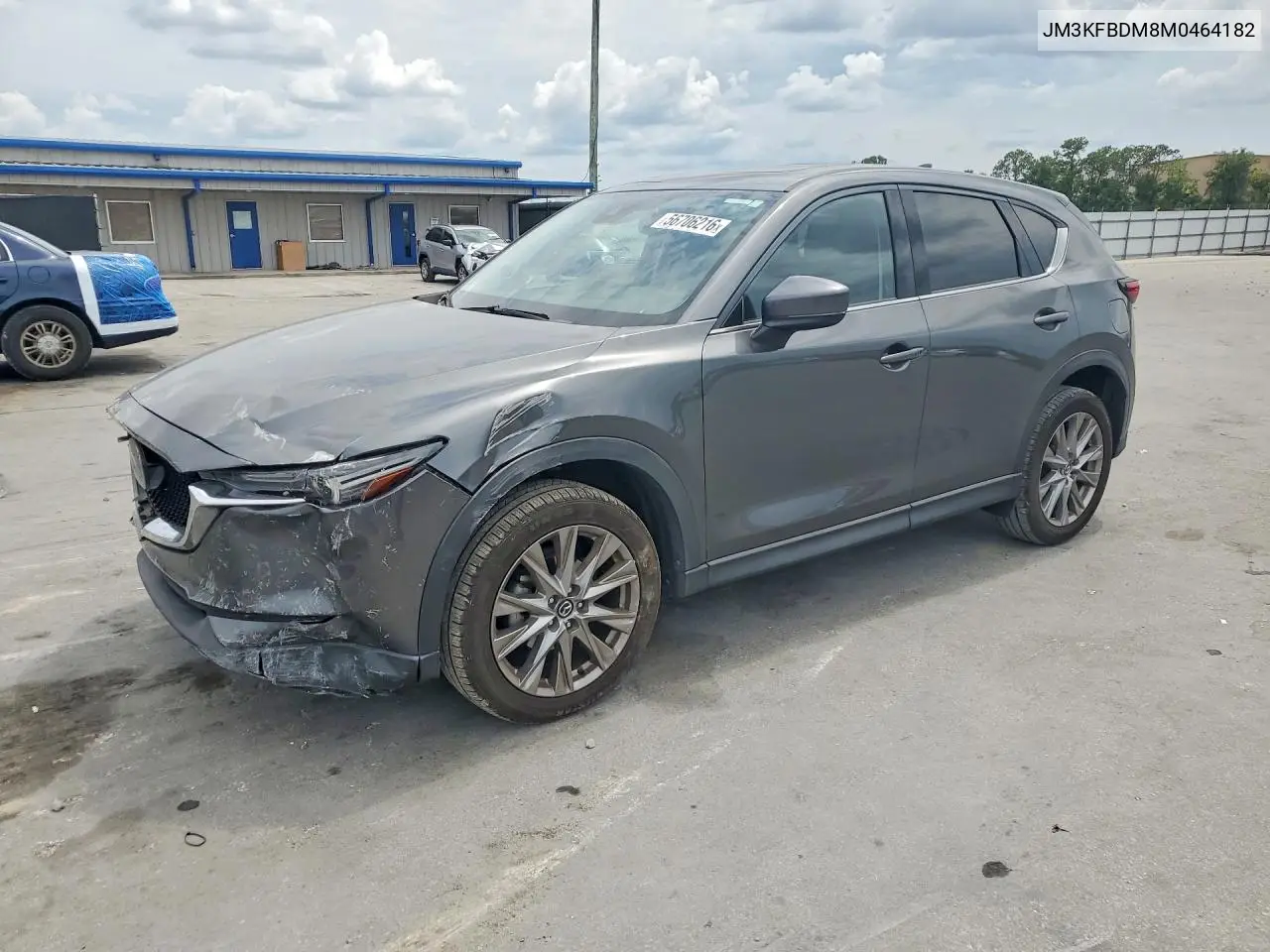 2021 Mazda Cx-5 Grand Touring VIN: JM3KFBDM8M0464182 Lot: 56706216