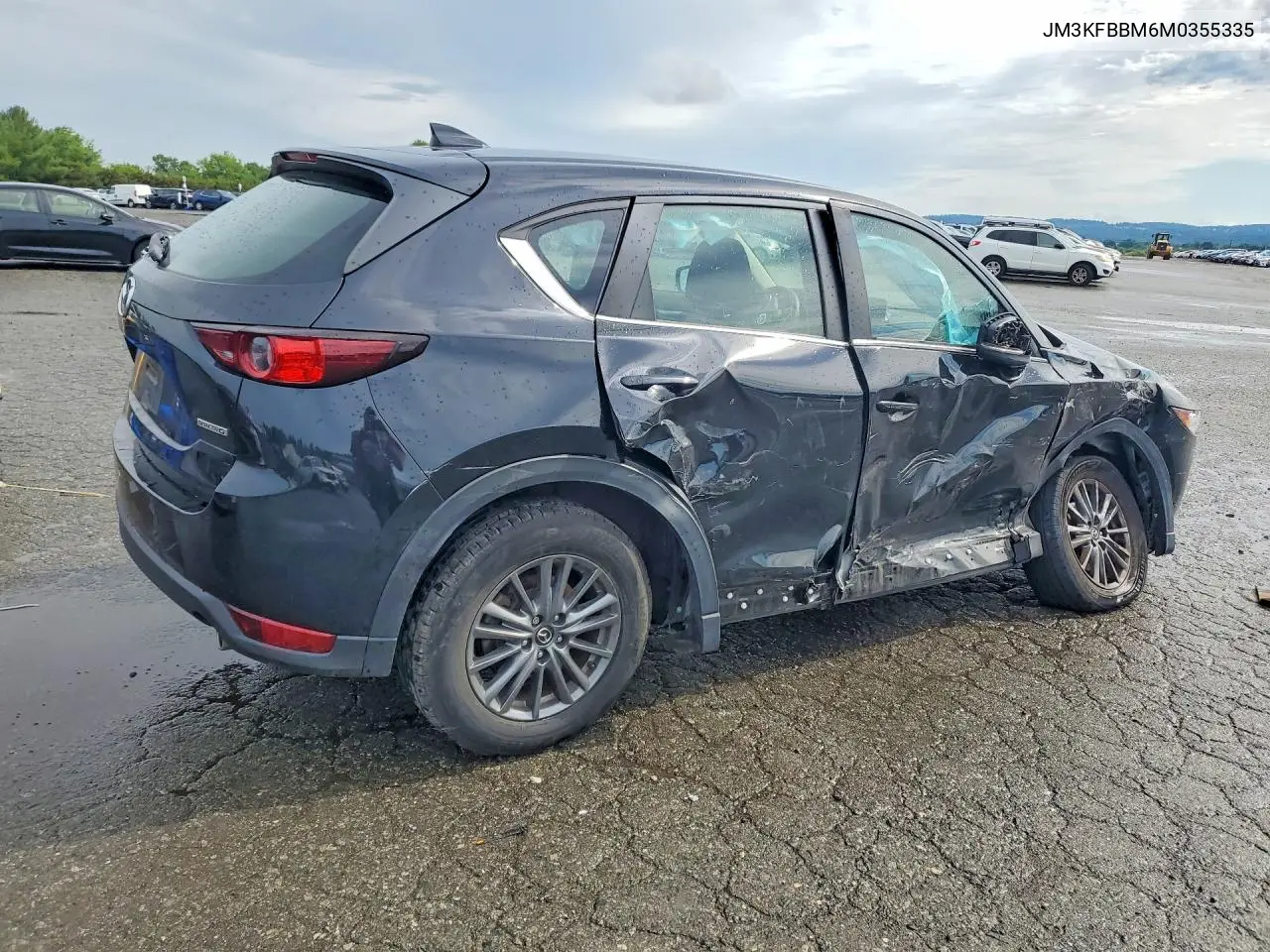 2021 Mazda Cx-5 Sport VIN: JM3KFBBM6M0355335 Lot: 58503326