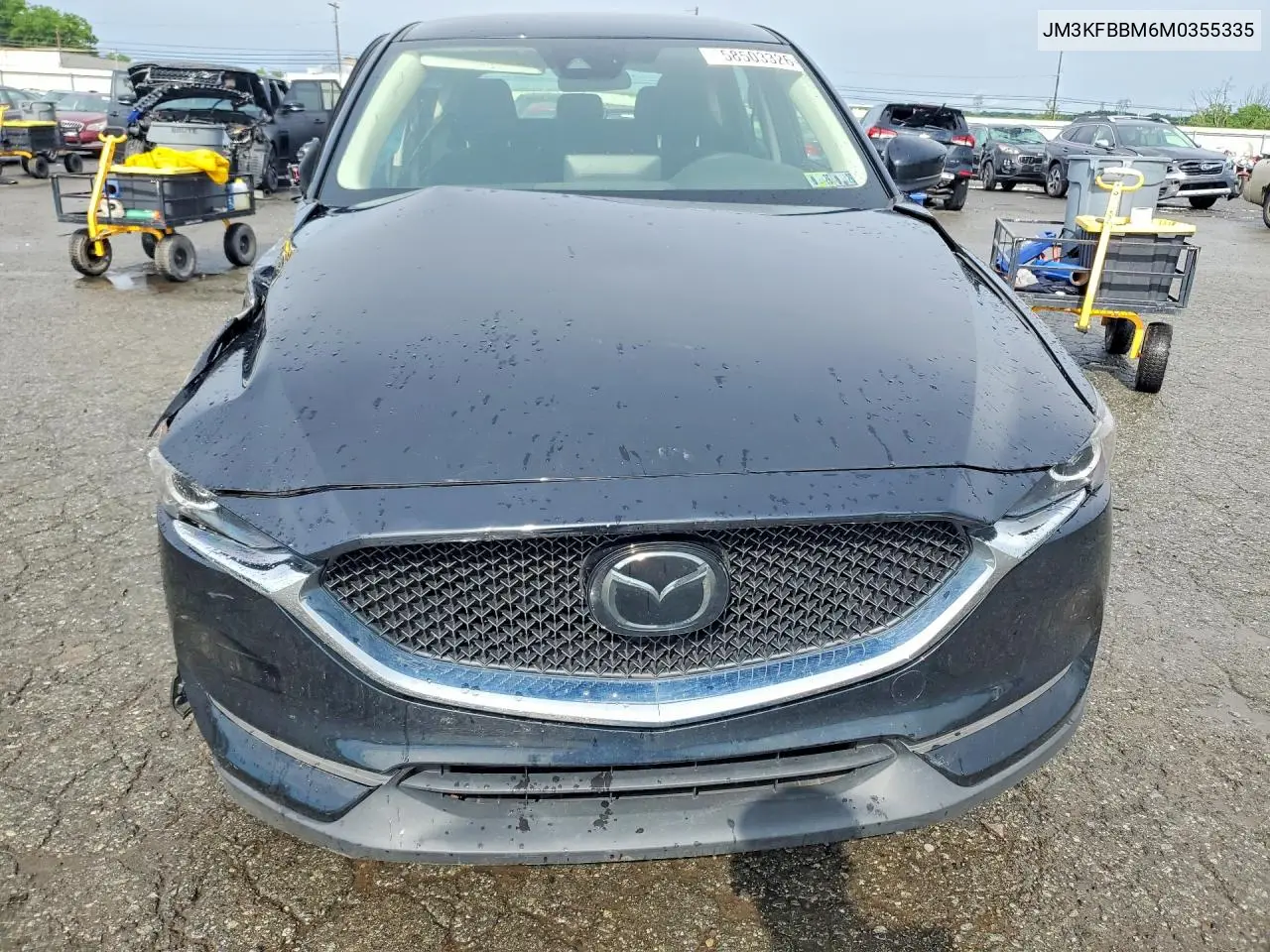 2021 Mazda Cx-5 Sport VIN: JM3KFBBM6M0355335 Lot: 58503326