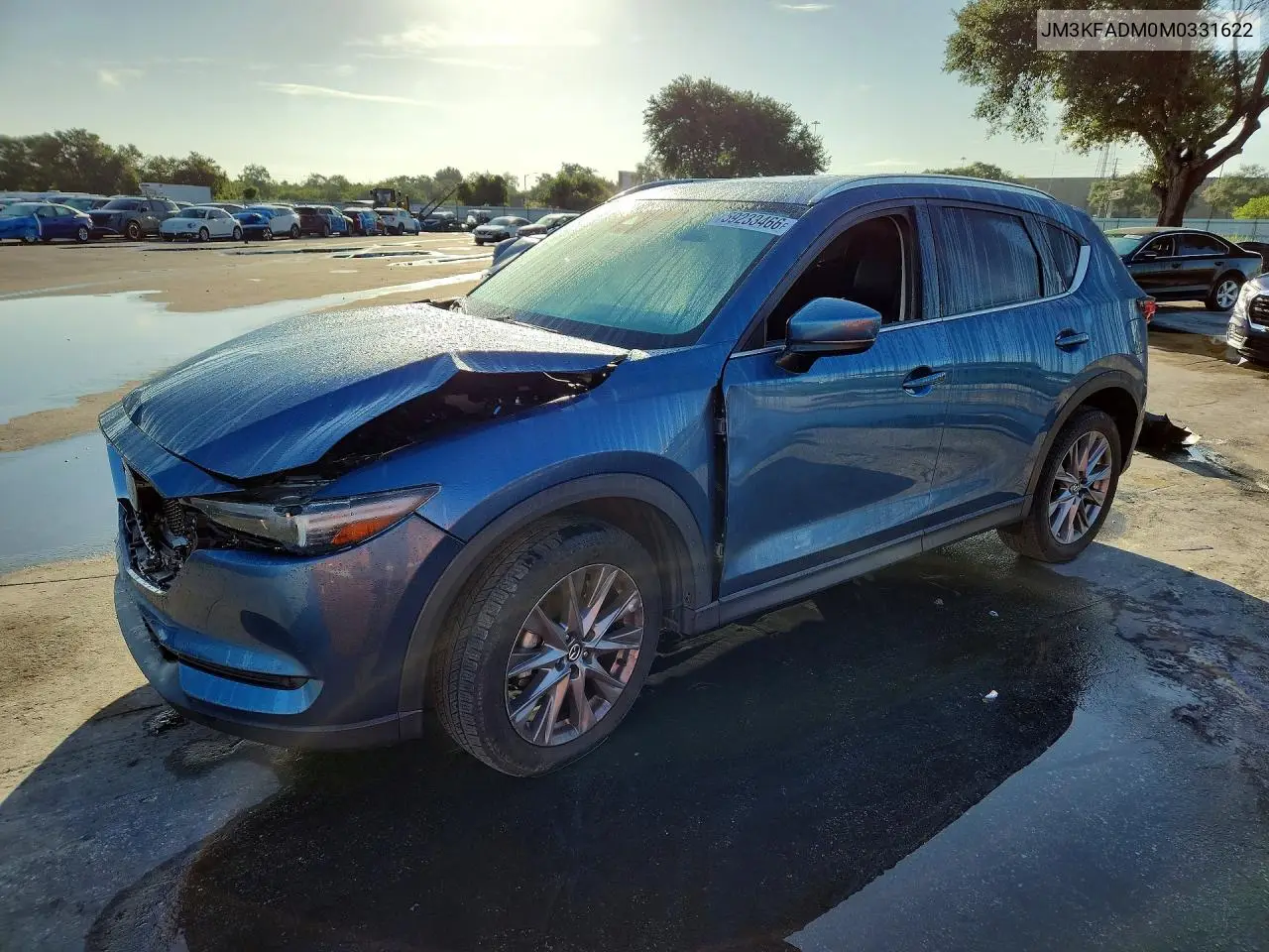 2021 Mazda Cx-5 Grand Touring VIN: JM3KFADM0M0331622 Lot: 59233466
