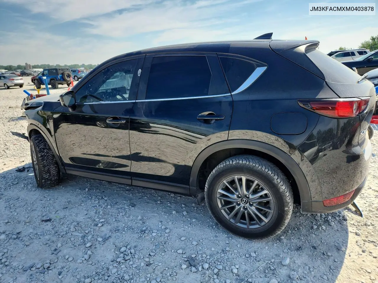 2021 Mazda Cx-5 Touring VIN: JM3KFACMXM0403878 Lot: 59920006