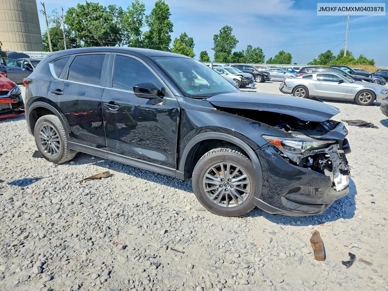 2021 Mazda Cx-5 Touring VIN: JM3KFACMXM0403878 Lot: 59920006