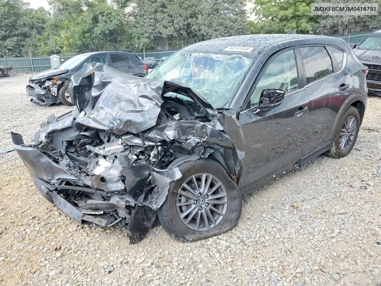 2021 Mazda Cx-5 Touring VIN: JM3KFBCM7M0418781 Lot: 60161046