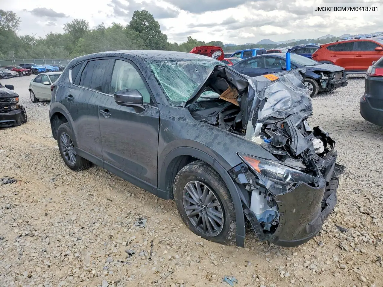 2021 Mazda Cx-5 Touring VIN: JM3KFBCM7M0418781 Lot: 60161046