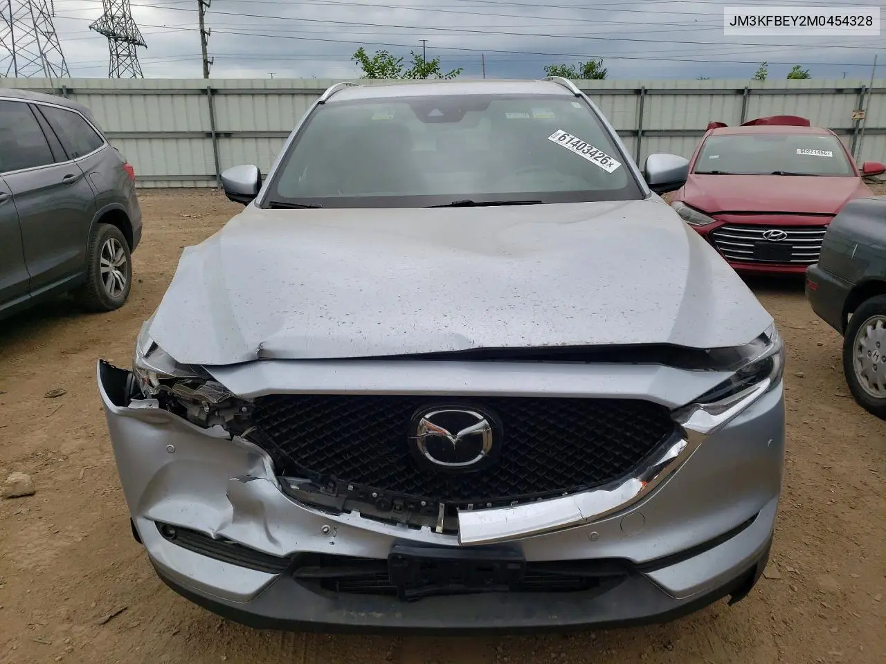 2021 Mazda Cx-5 Signature VIN: JM3KFBEY2M0454328 Lot: 61403426