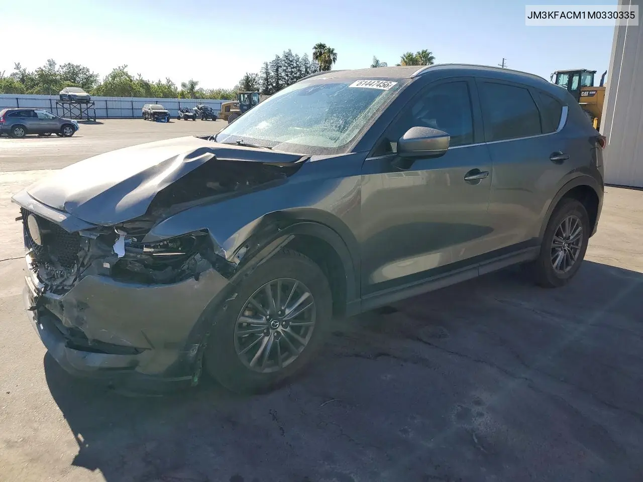 2021 Mazda Cx-5 Touring VIN: JM3KFACM1M0330335 Lot: 61447456