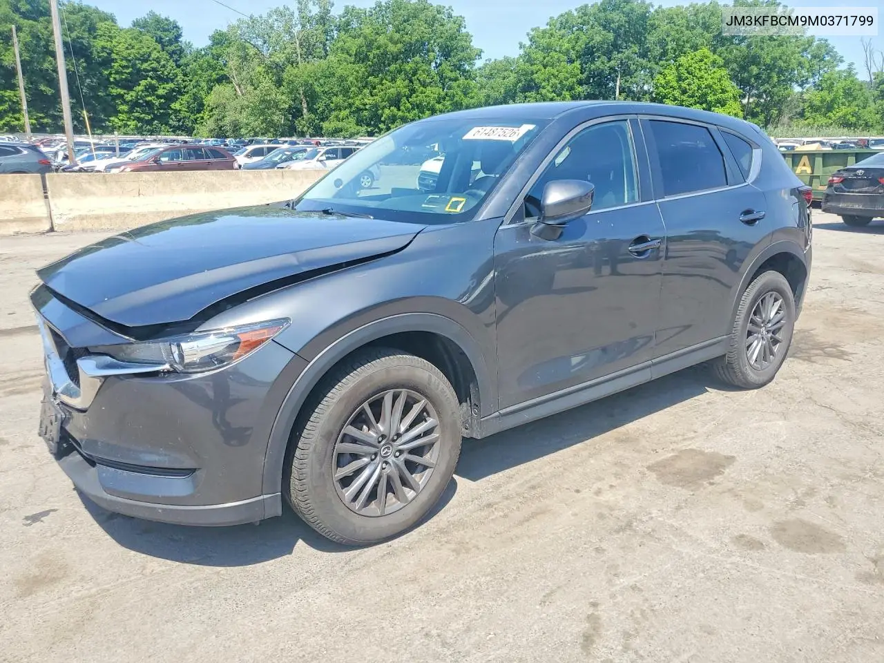 2021 Mazda Cx-5 Touring VIN: JM3KFBCM9M0371799 Lot: 61487526