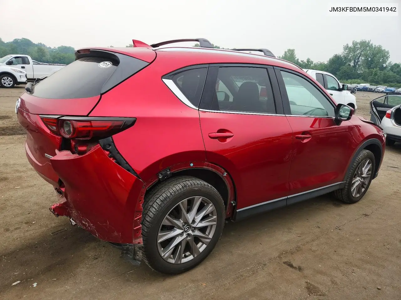 2021 Mazda Cx-5 Grand Touring VIN: JM3KFBDM5M0341942 Lot: 61524076