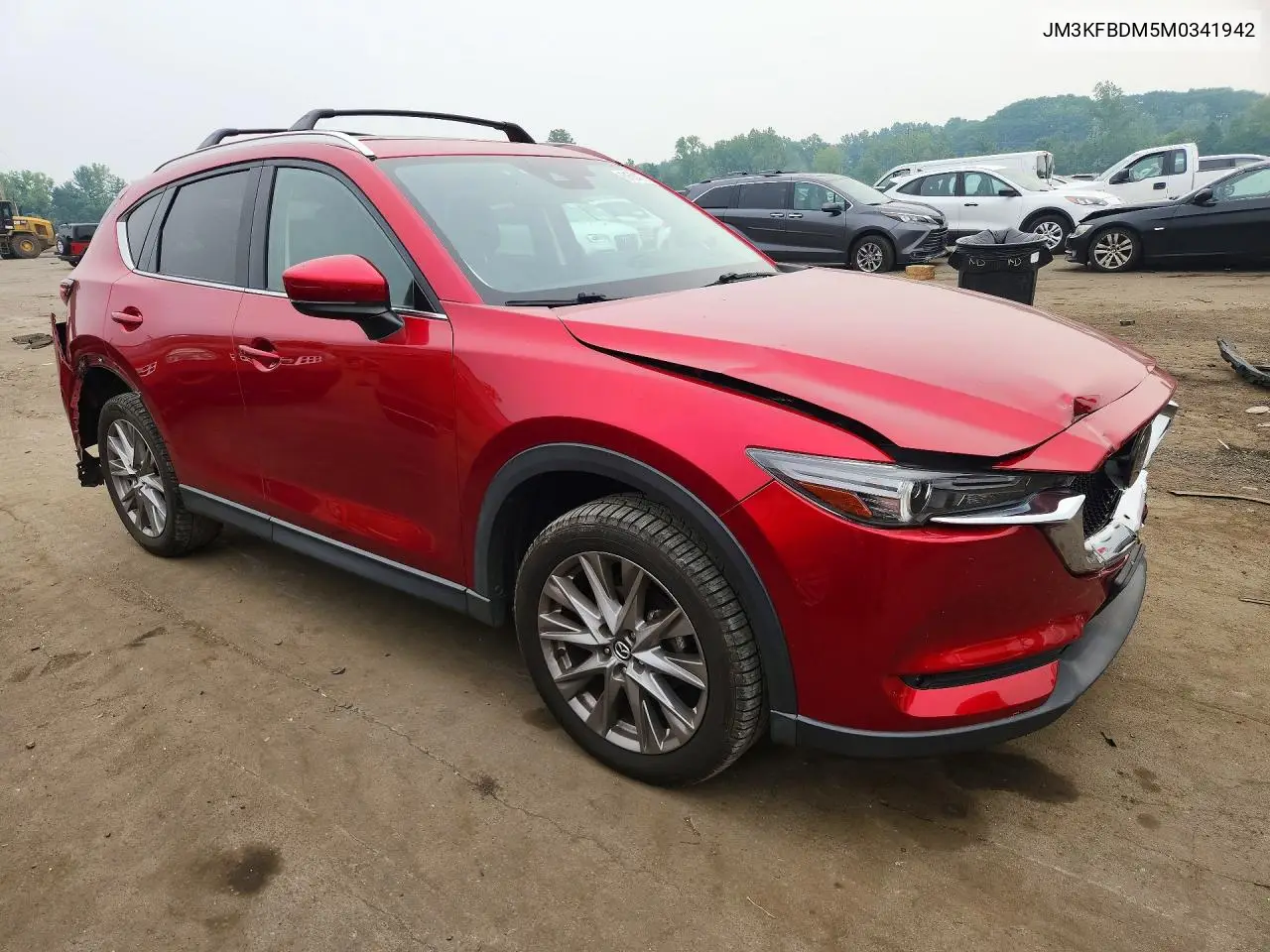 2021 Mazda Cx-5 Grand Touring VIN: JM3KFBDM5M0341942 Lot: 61524076