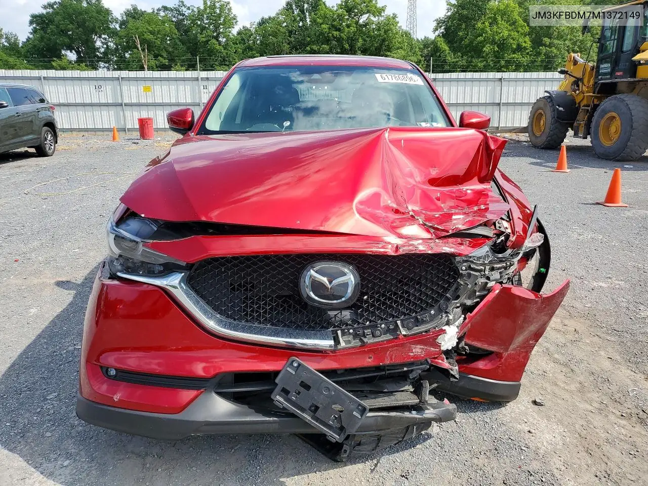 2021 Mazda Cx-5 Grand Touring VIN: JM3KFBDM7M1372149 Lot: 61786896