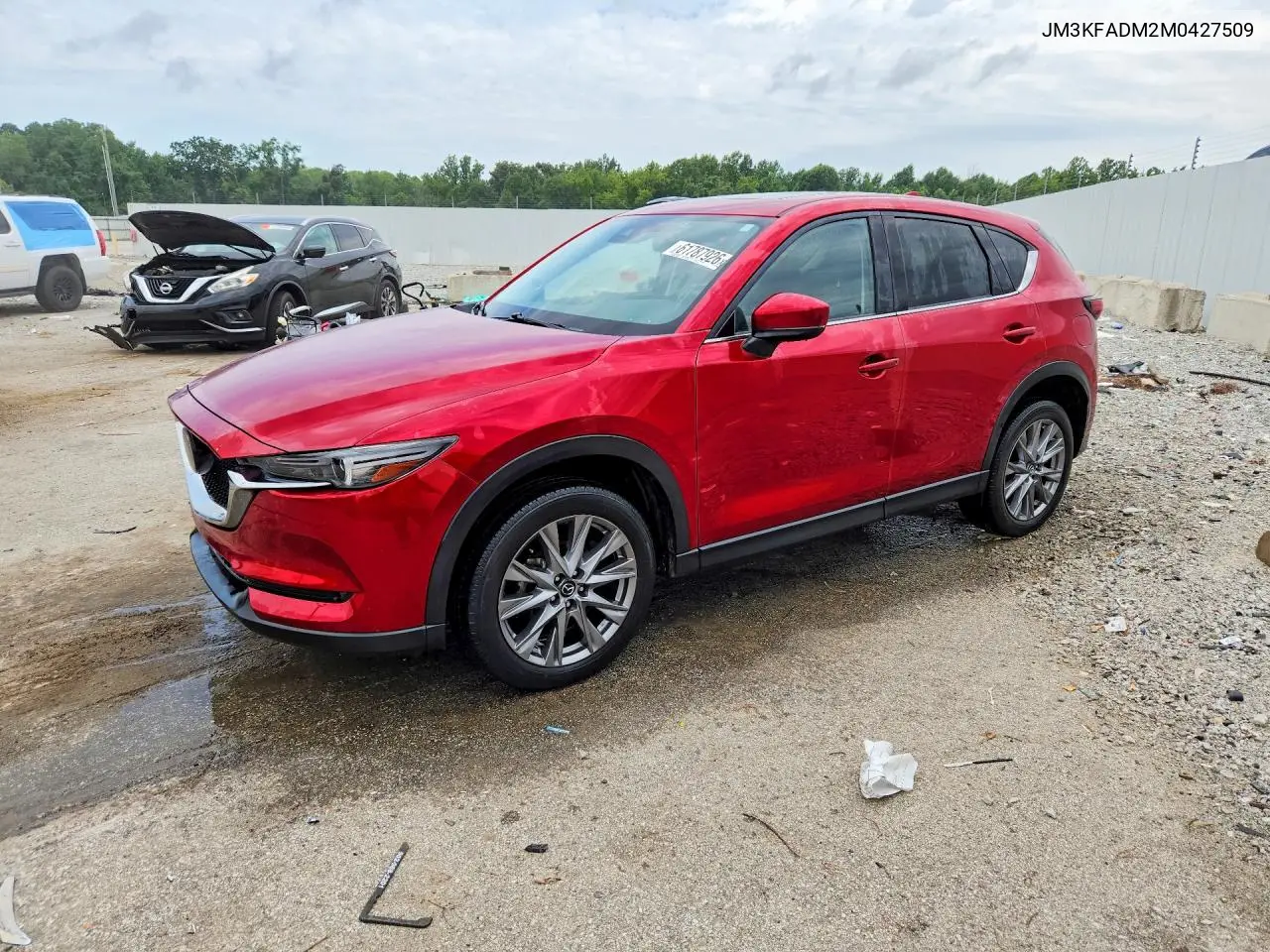 2021 Mazda Cx-5 Grand Touring VIN: JM3KFADM2M0427509 Lot: 61787926