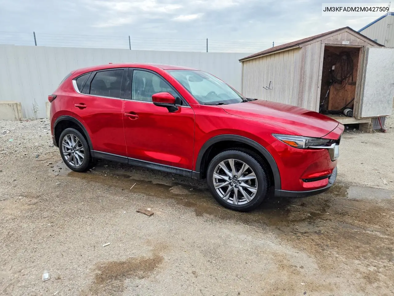 2021 Mazda Cx-5 Grand Touring VIN: JM3KFADM2M0427509 Lot: 61787926