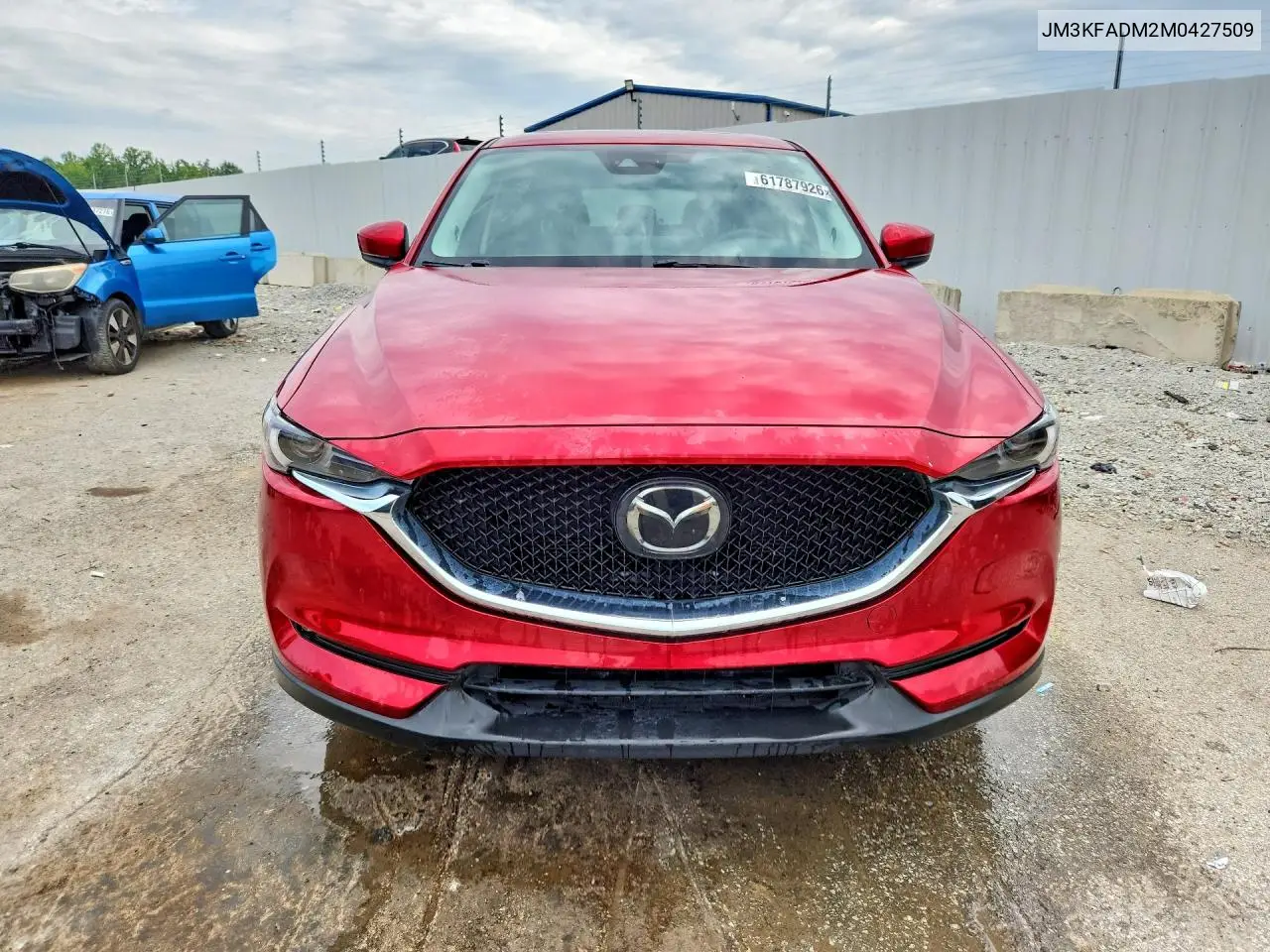 2021 Mazda Cx-5 Grand Touring VIN: JM3KFADM2M0427509 Lot: 61787926