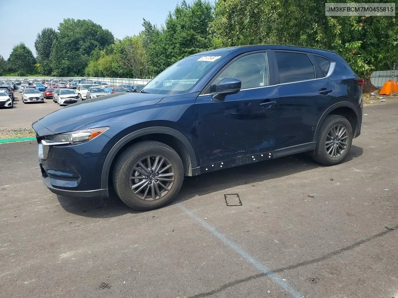2021 Mazda Cx-5 Touring VIN: JM3KFBCM7M0455815 Lot: 62147546