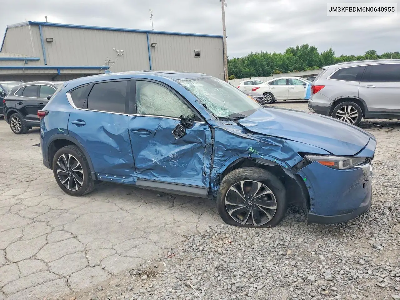 2022 Mazda Cx-5 Premium VIN: JM3KFBDM6N0640955 Lot: 58319316