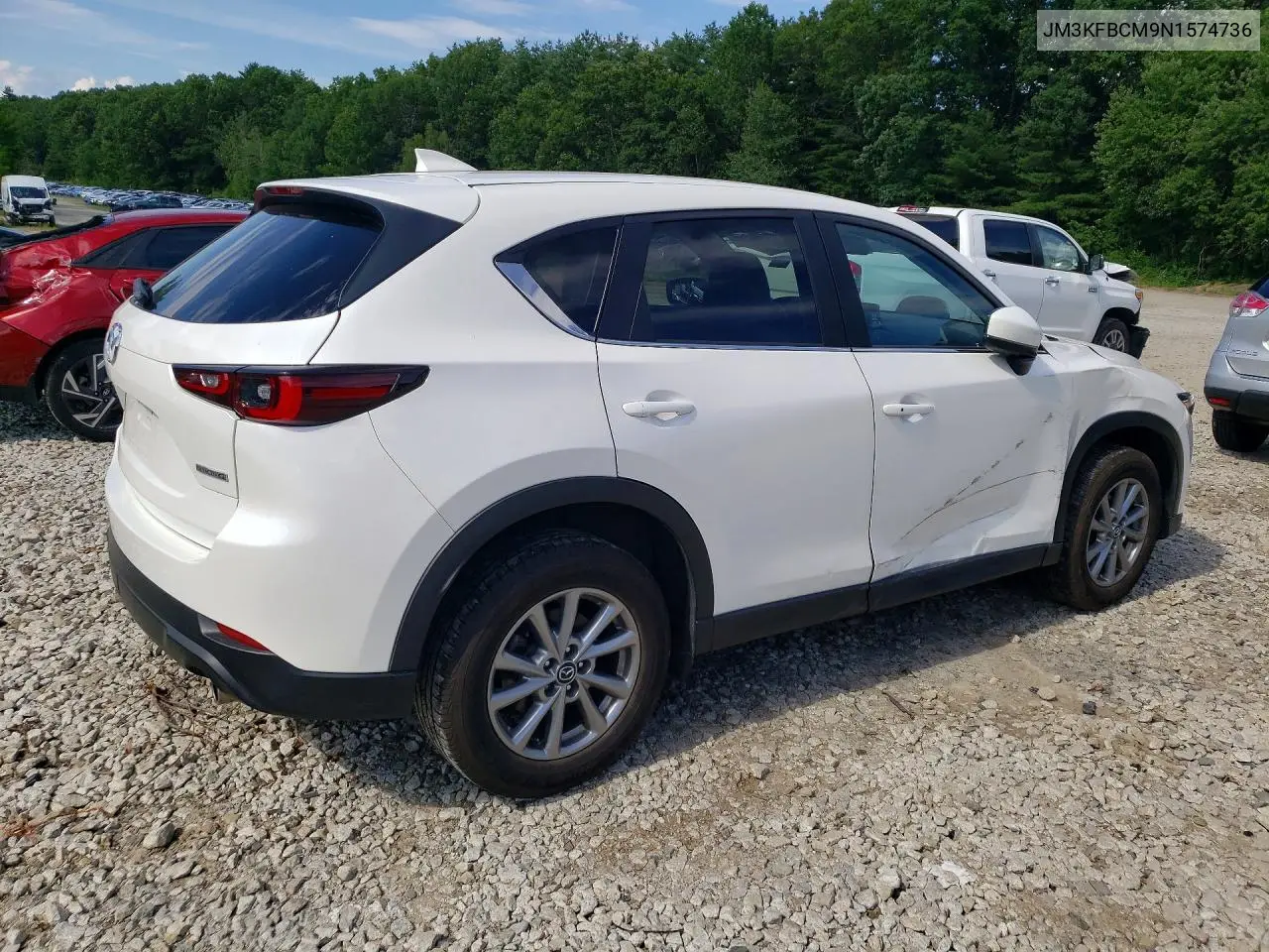 2022 Mazda Cx-5 Preferred VIN: JM3KFBCM9N1574736 Lot: 59769976