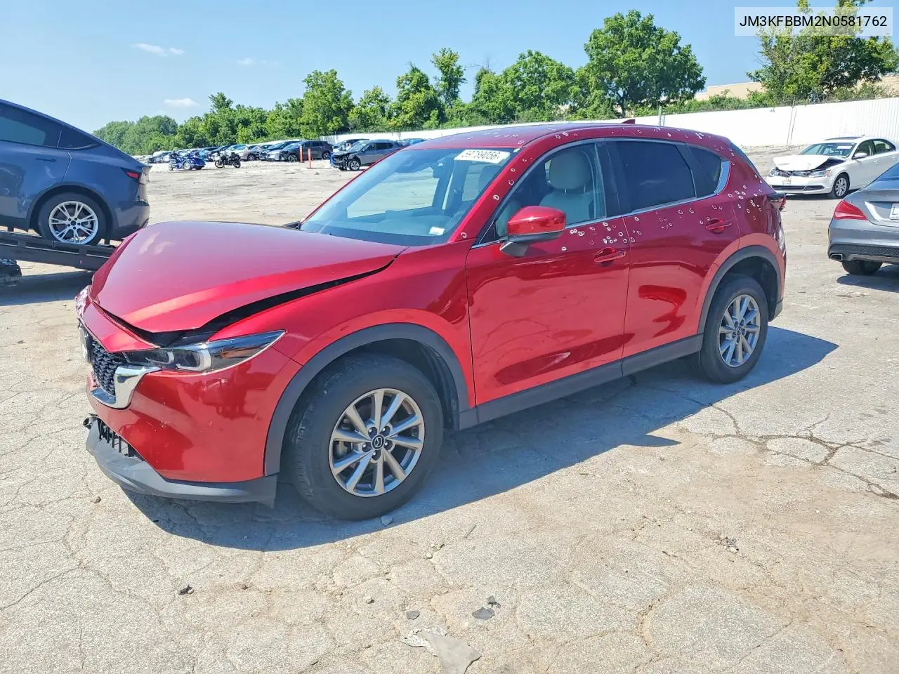 2022 Mazda Cx-5 Select VIN: JM3KFBBM2N0581762 Lot: 59789056
