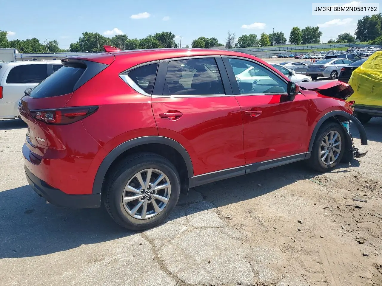 2022 Mazda Cx-5 Select VIN: JM3KFBBM2N0581762 Lot: 59789056