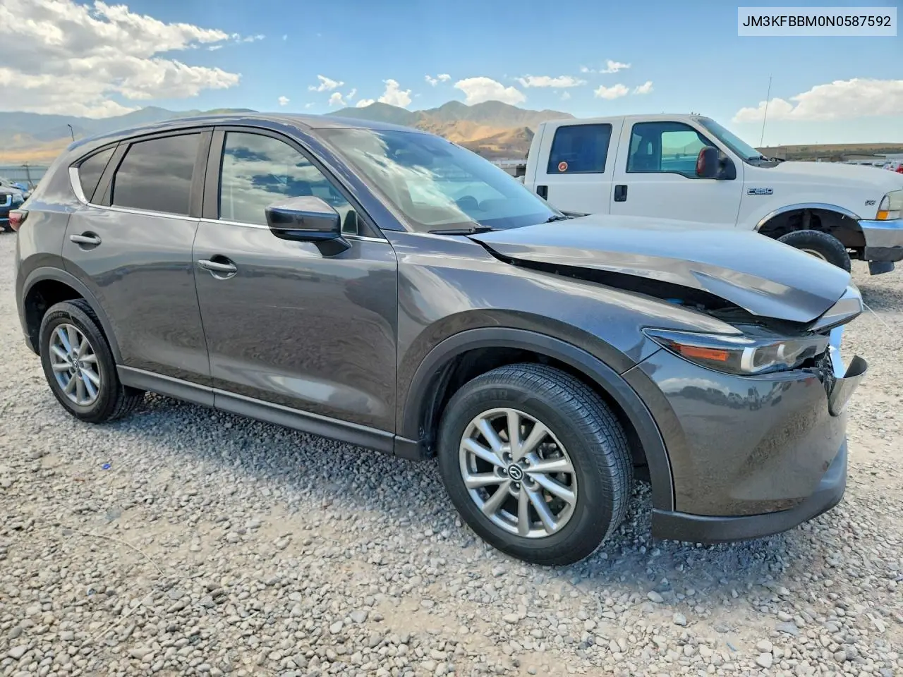 2022 Mazda Cx-5 Select VIN: JM3KFBBM0N0587592 Lot: 60461636