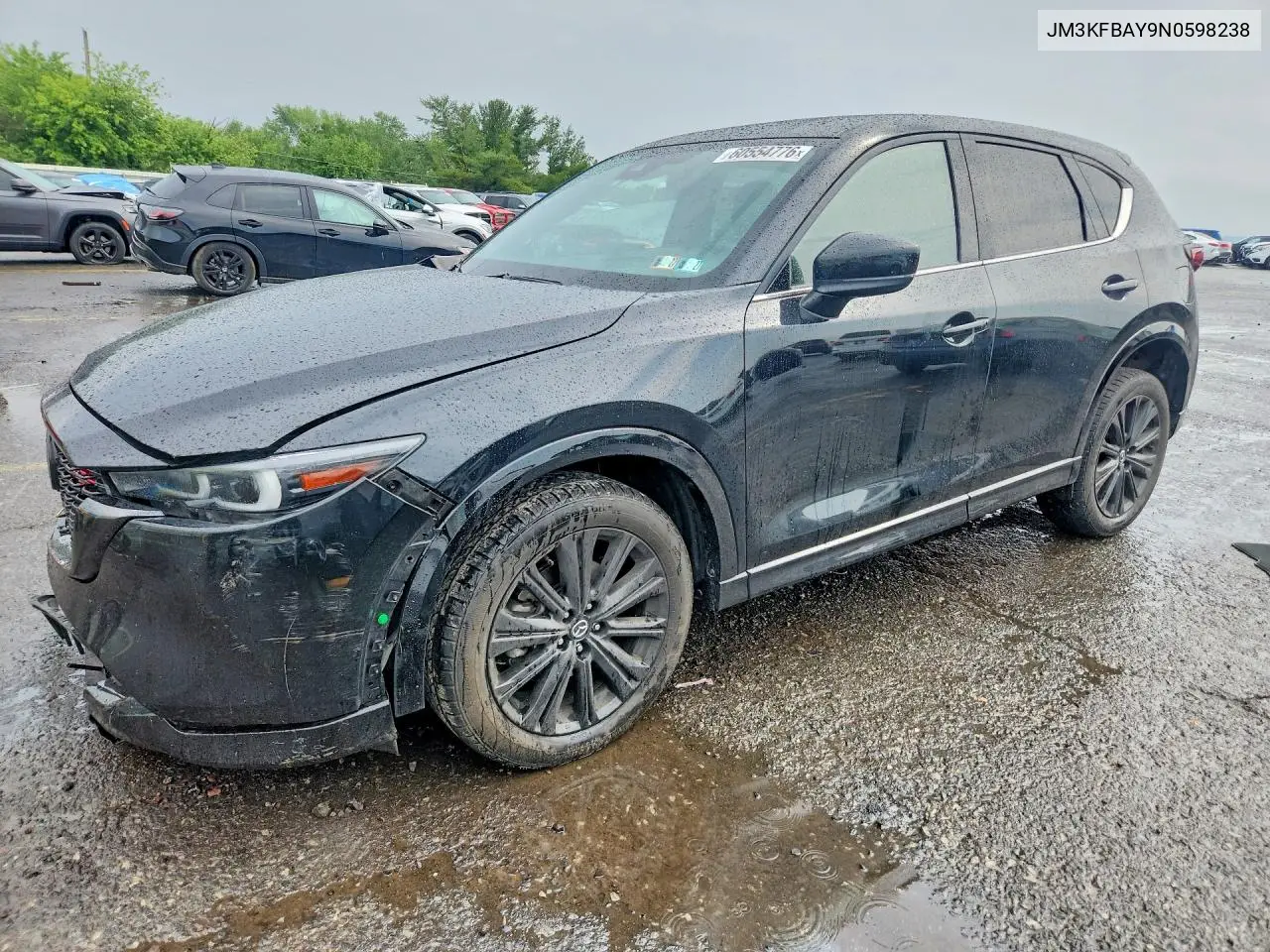 2022 Mazda Cx-5 VIN: JM3KFBAY9N0598238 Lot: 60554776