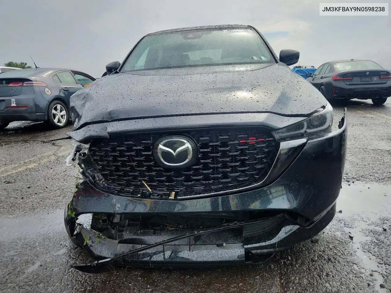 2022 Mazda Cx-5 VIN: JM3KFBAY9N0598238 Lot: 60554776