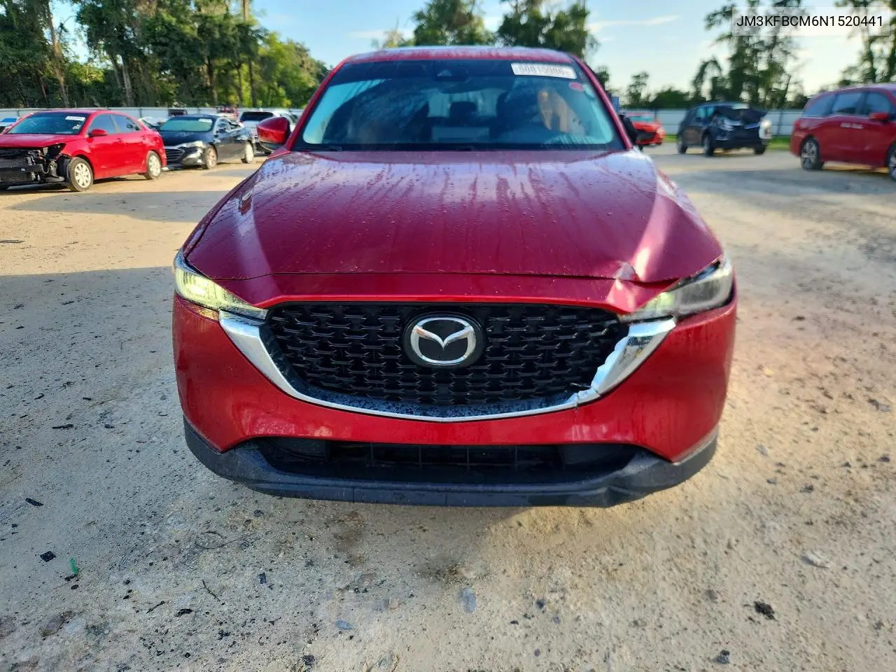 2022 Mazda Cx-5 Preferred VIN: JM3KFBCM6N1520441 Lot: 60815986