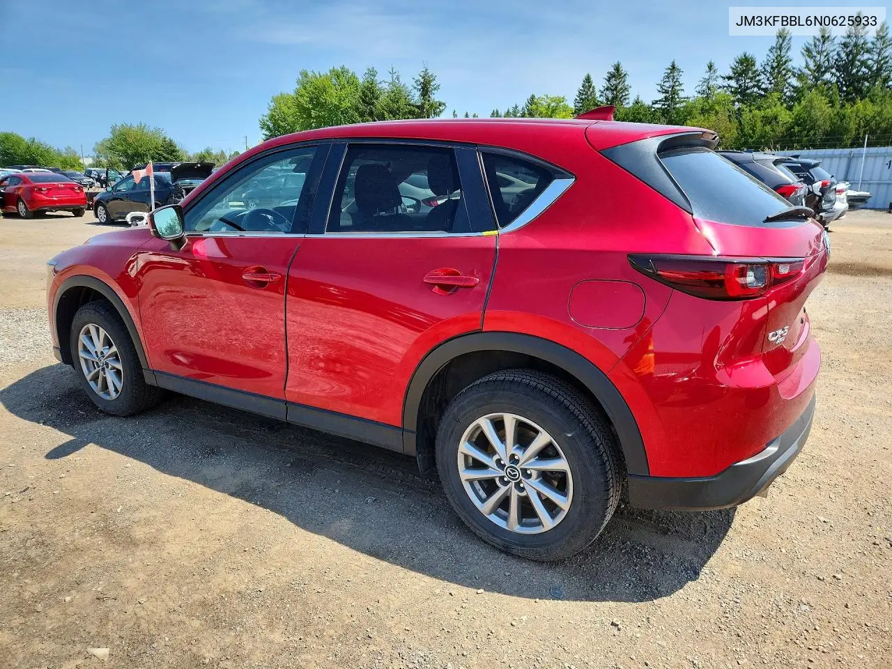 2022 Mazda Cx-5 Gx VIN: JM3KFBBL6N0625933 Lot: 61856156