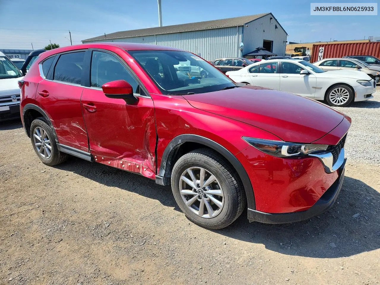 2022 Mazda Cx-5 Gx VIN: JM3KFBBL6N0625933 Lot: 61856156