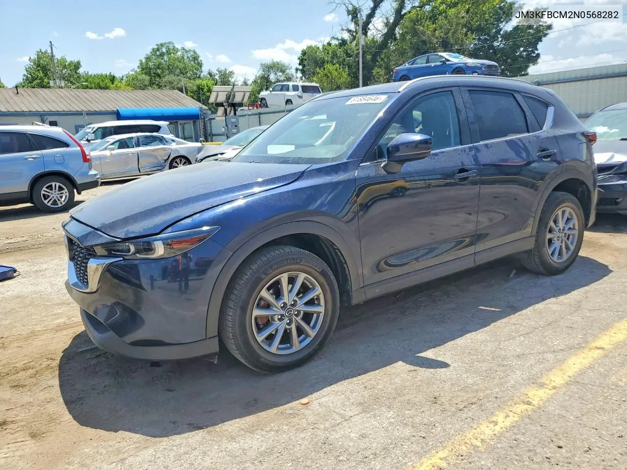 2022 Mazda Cx-5 Preferred VIN: JM3KFBCM2N0568282 Lot: 61884646