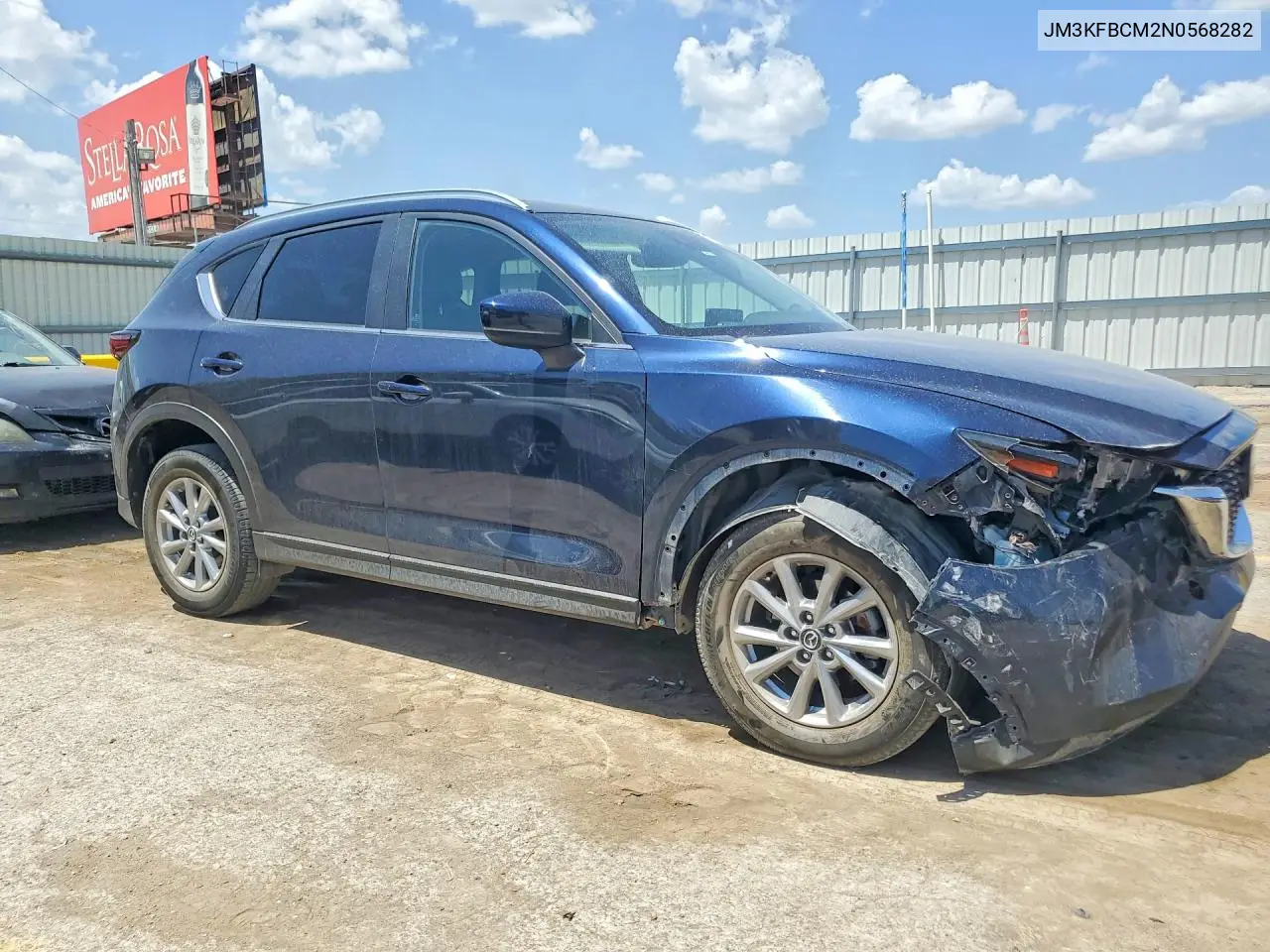 2022 Mazda Cx-5 Preferred VIN: JM3KFBCM2N0568282 Lot: 61884646
