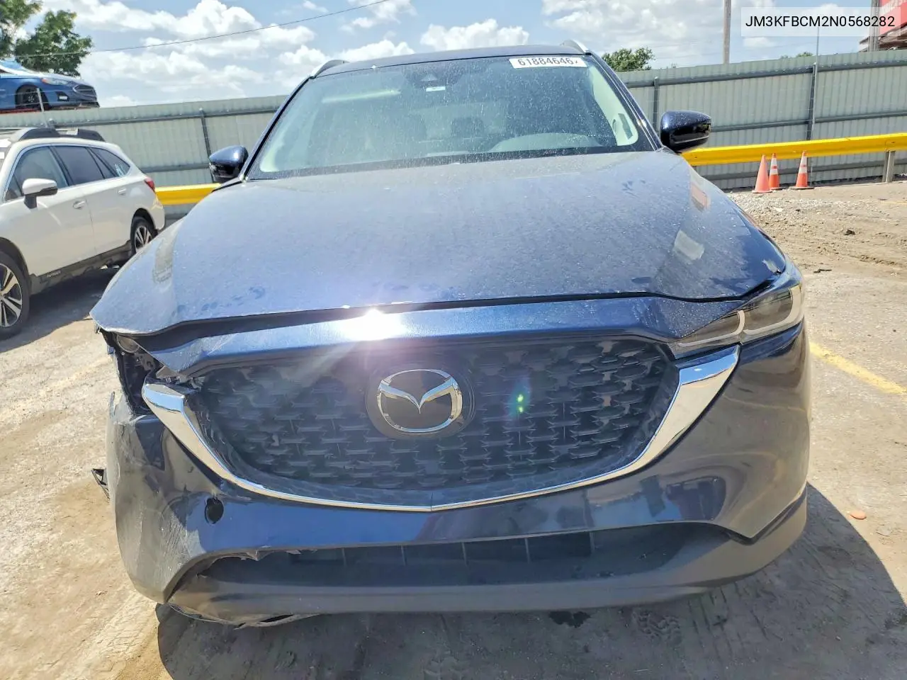 2022 Mazda Cx-5 Preferred VIN: JM3KFBCM2N0568282 Lot: 61884646