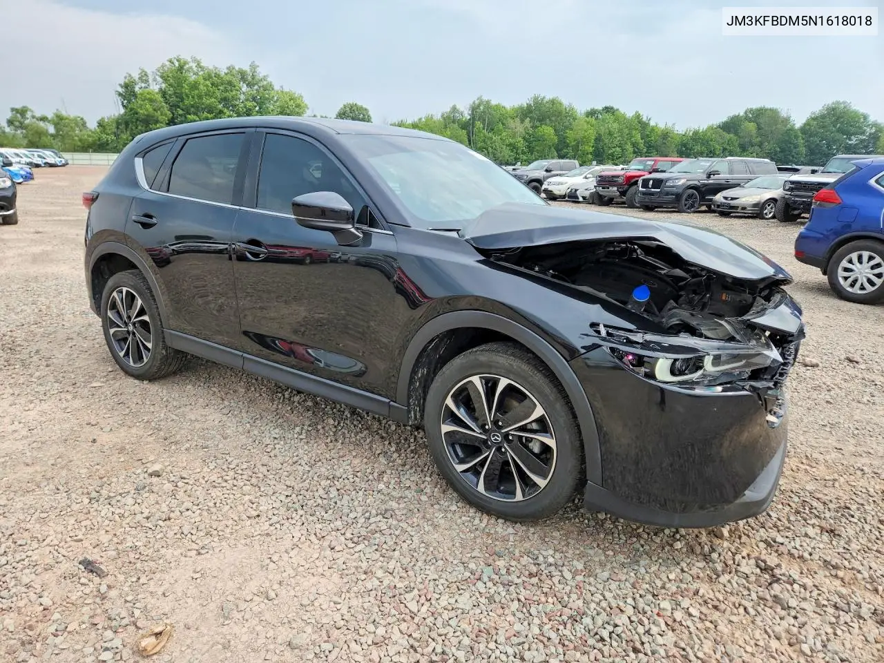 2022 Mazda Cx-5 Premium VIN: JM3KFBDM5N1618018 Lot: 61917816