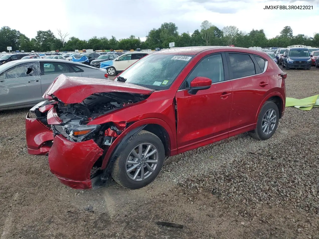 2024 Mazda Cx-5 Select VIN: JM3KFBBL3R0422021 Lot: 57461006
