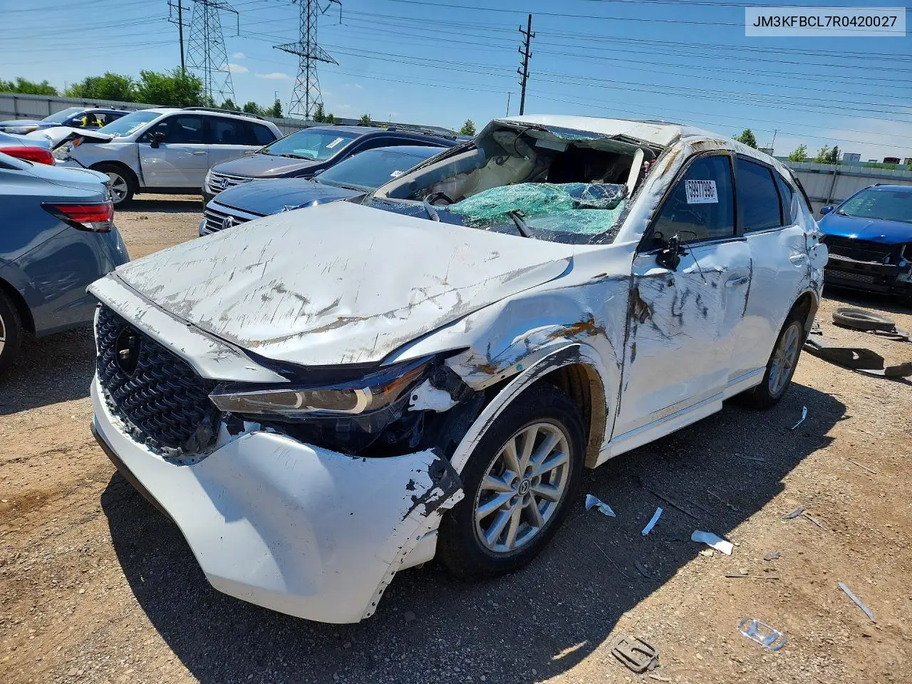 2024 Mazda Cx-5 Preferred VIN: JM3KFBCL7R0420027 Lot: 59977996