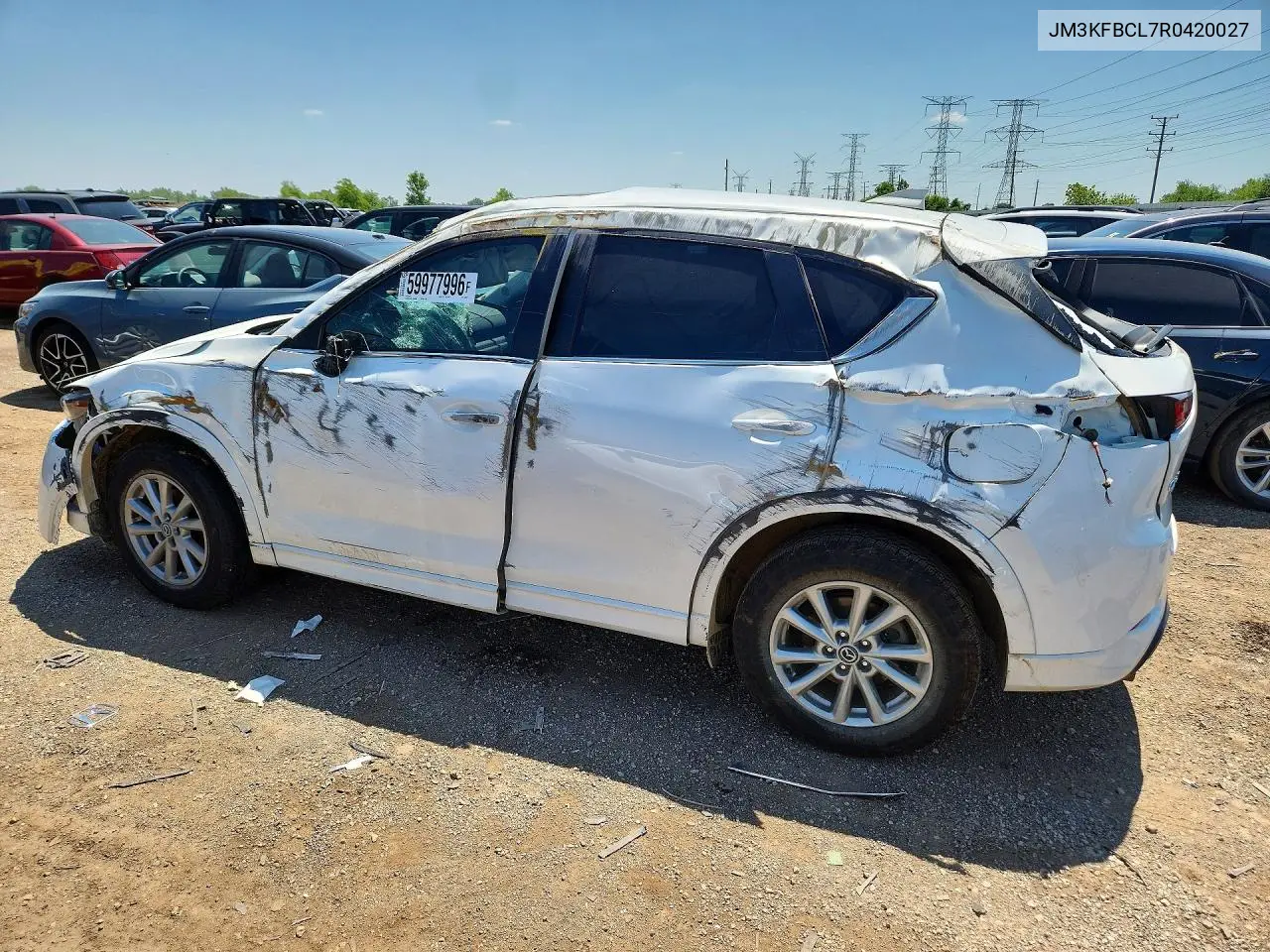 2024 Mazda Cx-5 Preferred VIN: JM3KFBCL7R0420027 Lot: 59977996