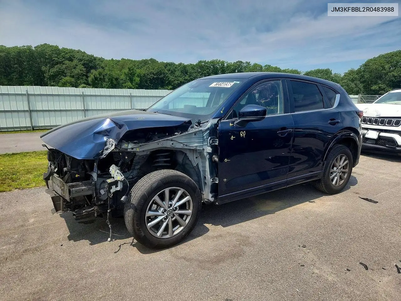2024 Mazda Cx-5 Select VIN: JM3KFBBL2R0483988 Lot: 61514036