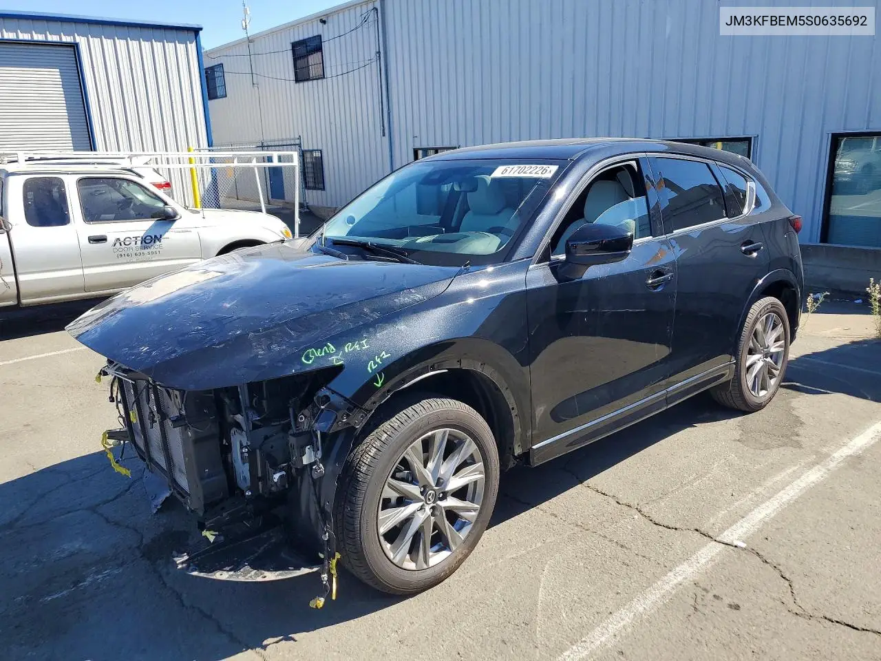 2025 Mazda Cx-5 Premium Plus VIN: JM3KFBEM5S0635692 Lot: 61702226