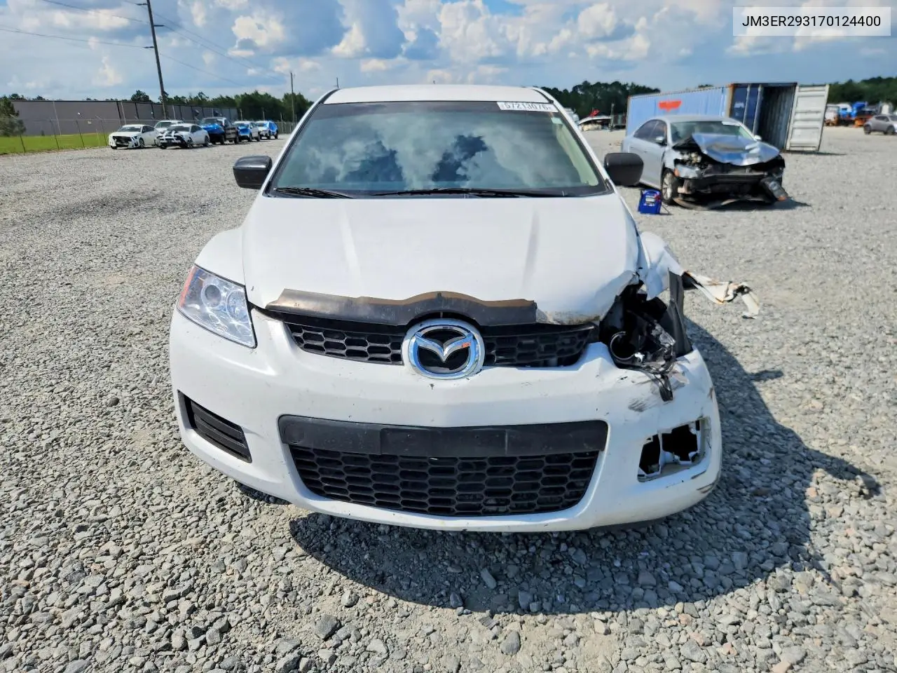 2007 Mazda Cx-7 VIN: JM3ER293170124400 Lot: 57213076