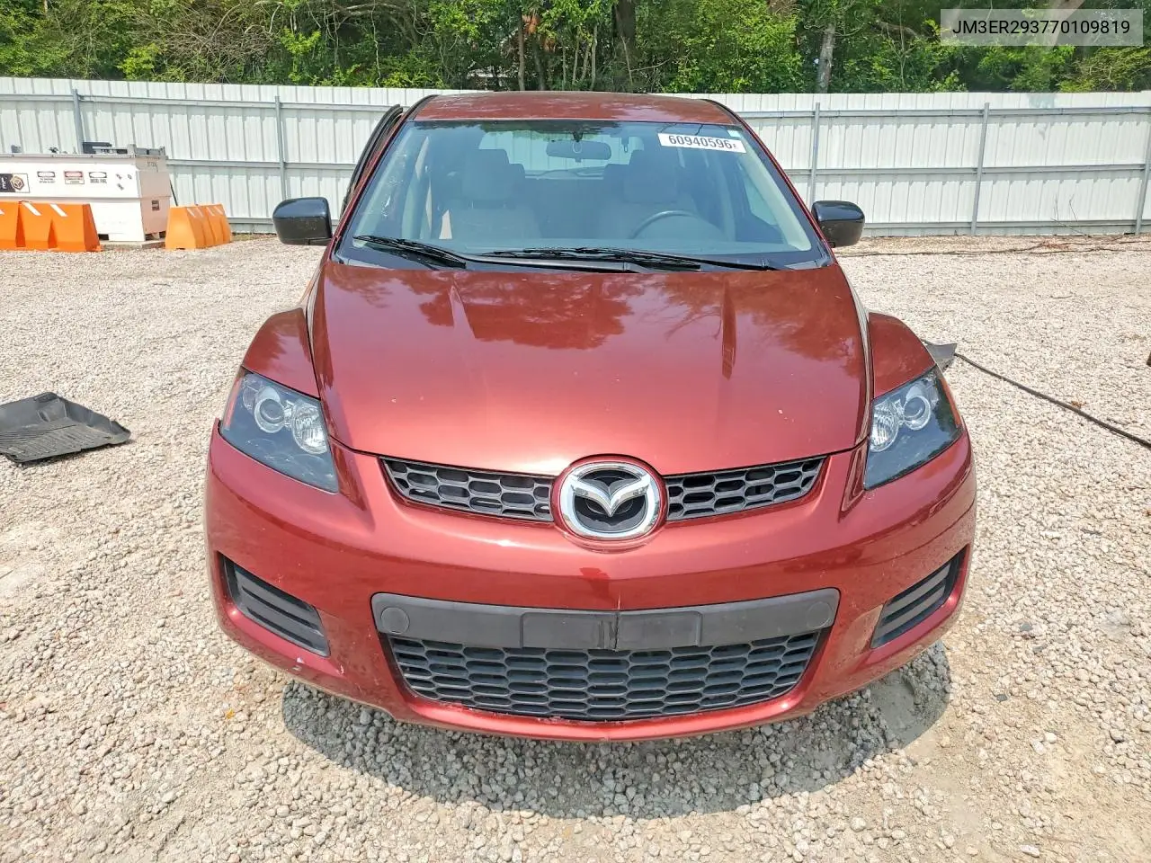 2007 Mazda Cx-7 VIN: JM3ER293770109819 Lot: 60940596