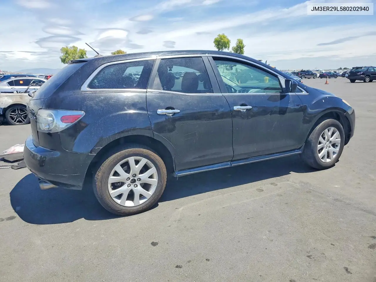 2008 Mazda Cx-7 VIN: JM3ER29L580202940 Lot: 56283066