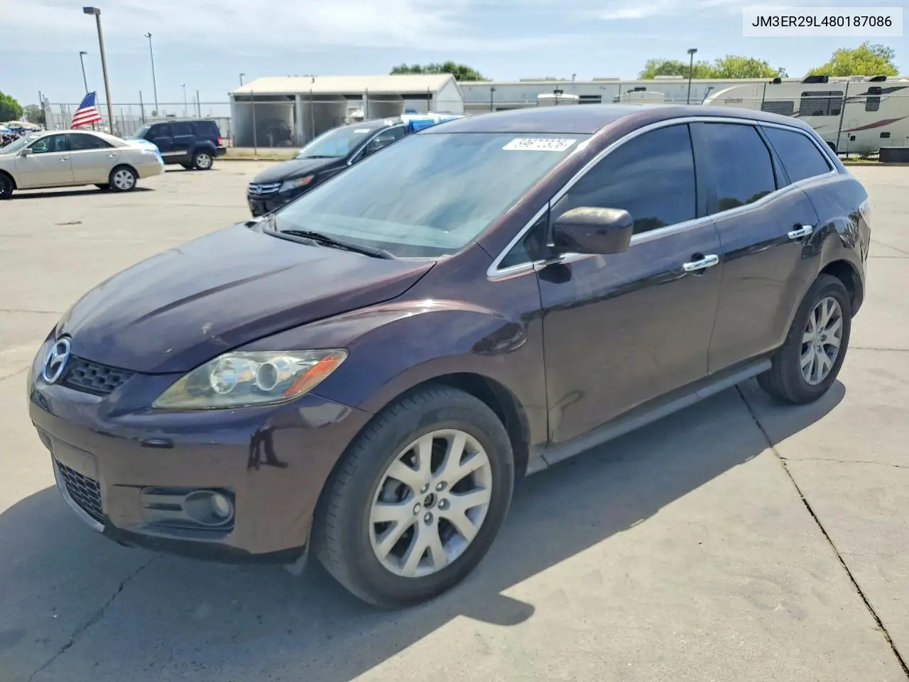 2008 Mazda Cx-7 VIN: JM3ER29L480187086 Lot: 59672326