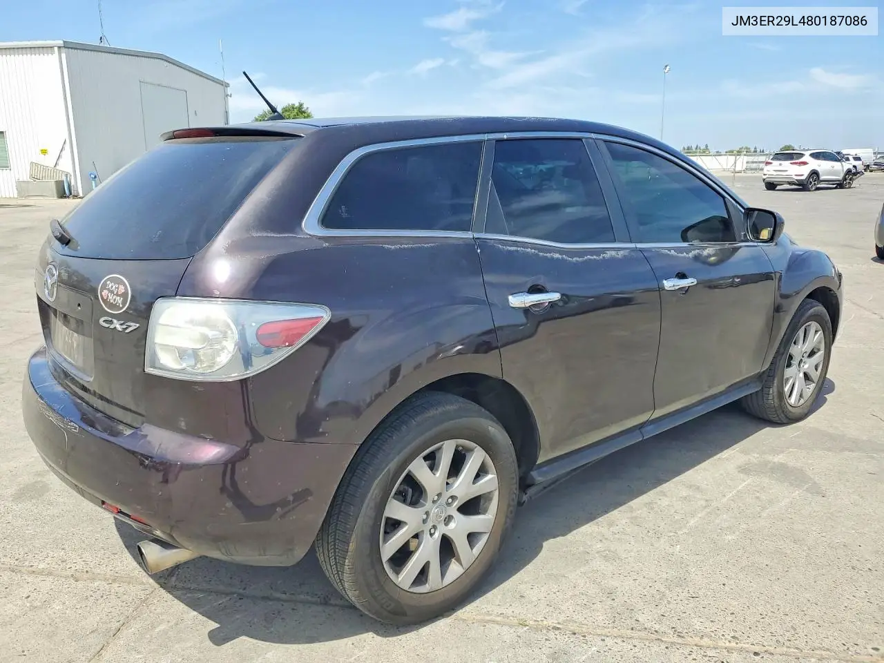2008 Mazda Cx-7 VIN: JM3ER29L480187086 Lot: 59672326