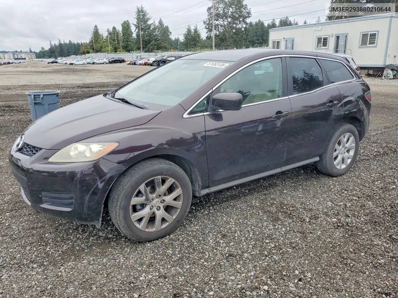 2008 Mazda Cx-7 VIN: JM3ER293880210644 Lot: 61065106