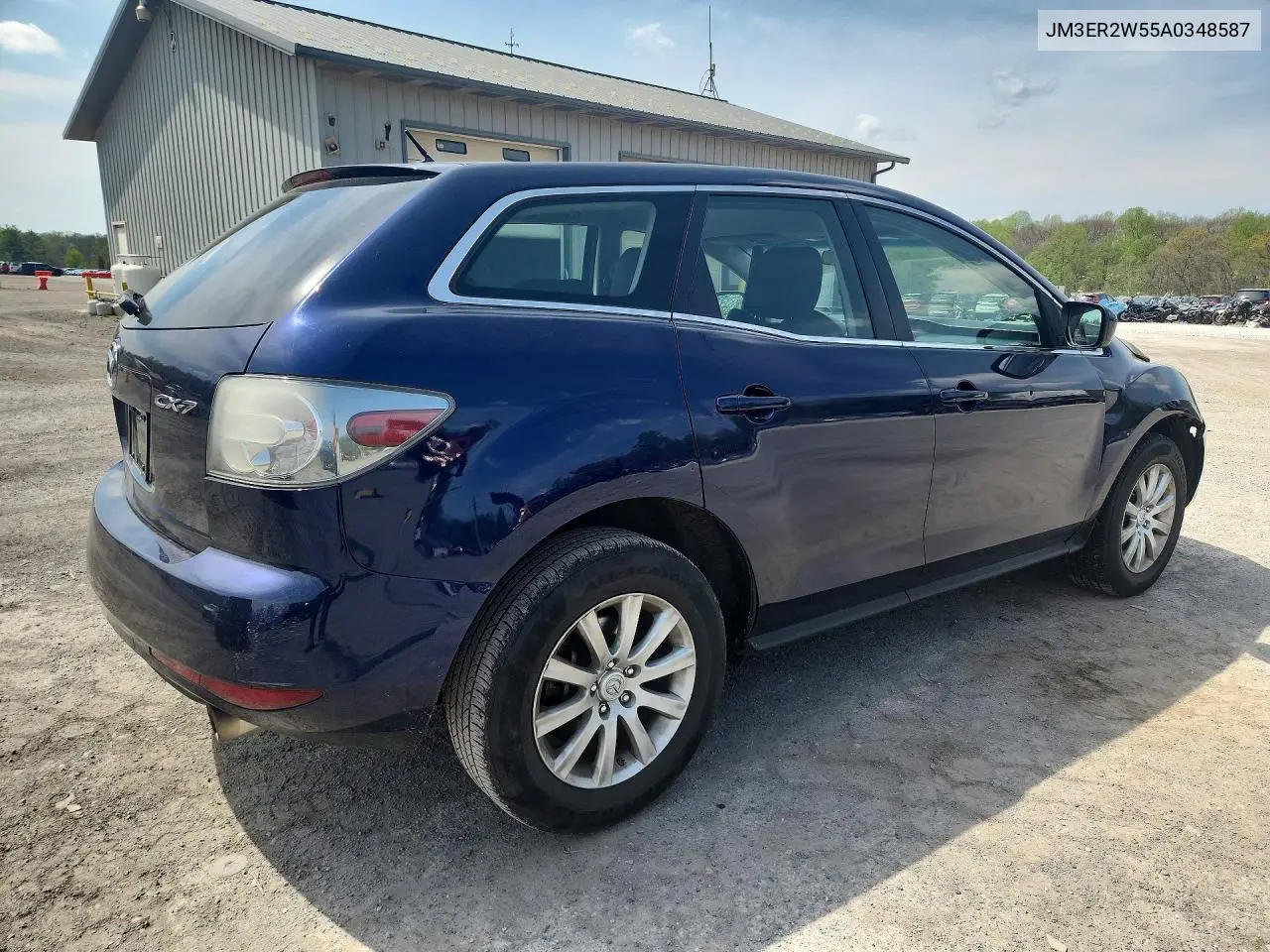 2010 Mazda Cx-7 VIN: JM3ER2W55A0348587 Lot: 50113926
