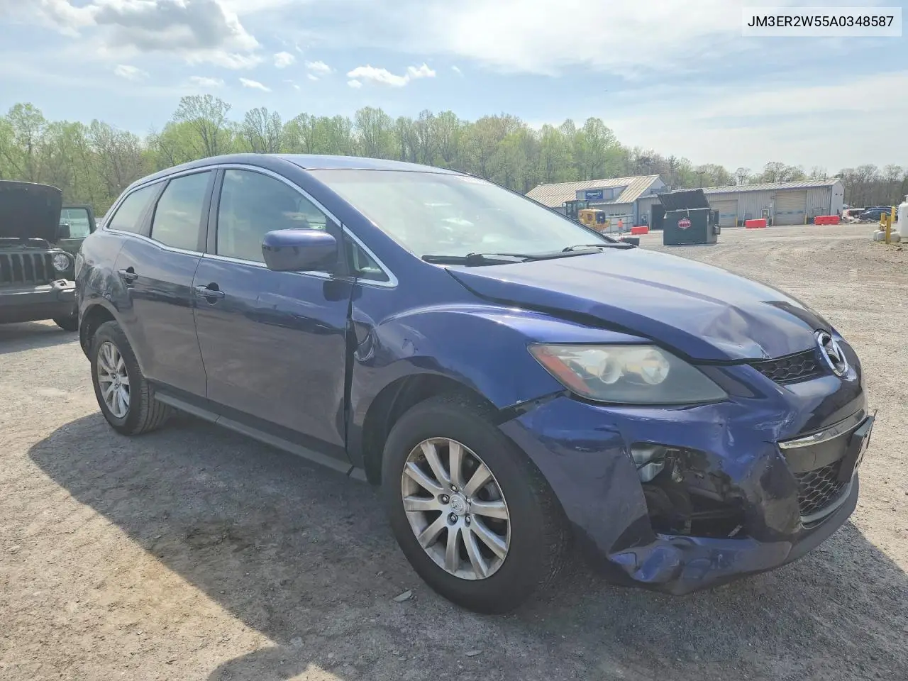2010 Mazda Cx-7 VIN: JM3ER2W55A0348587 Lot: 50113926
